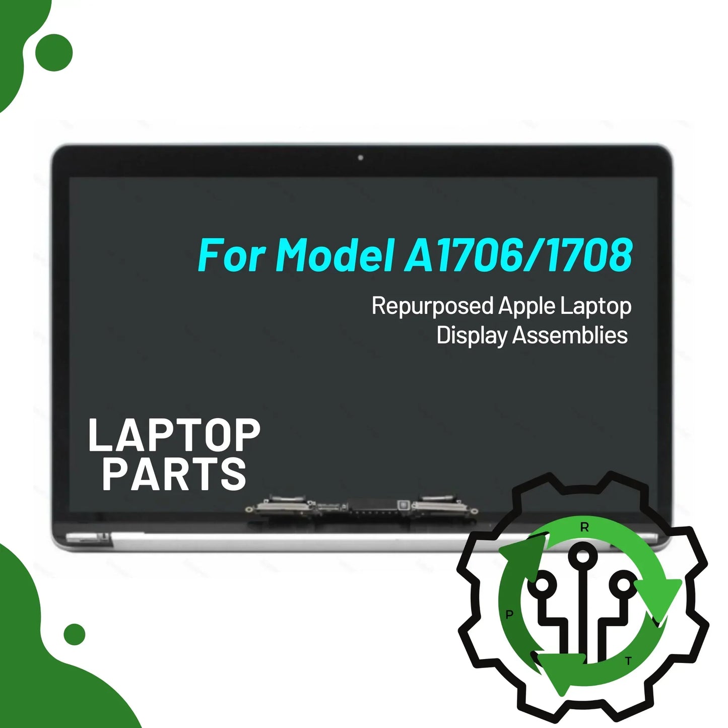 Replacement Used Screen Display Assembly for Apple MacBook Pro 13 A1706 Gray