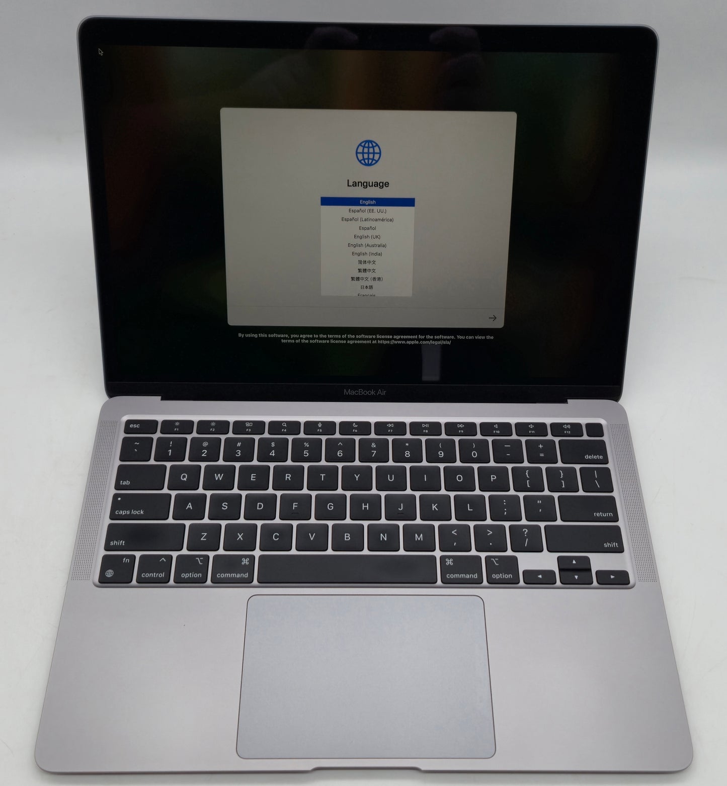 M1 Apple MacBook Air (2020) 8GB RAM, 256GB, Space Gray (Excellent, "A" Grade) (Copy)
