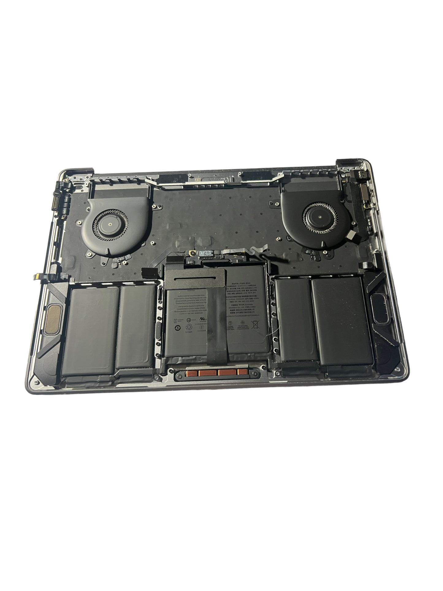 Used Replacement 2019 Gray Apple MacBook Pro A1989 13.3 inch Top Case w/ Keyboard+