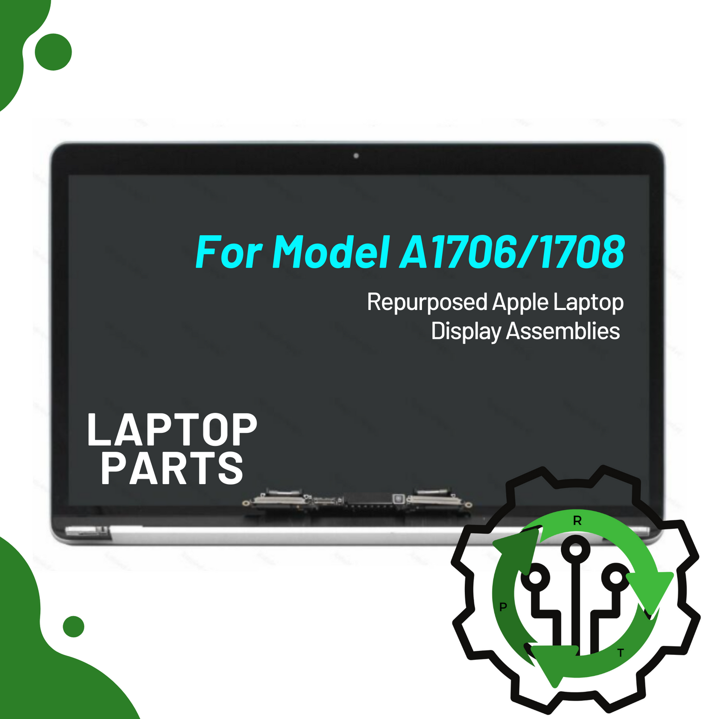 Used Screen Display Assembly for Apple MacBook Pro 13 Retina A1706 / A1708 Silver