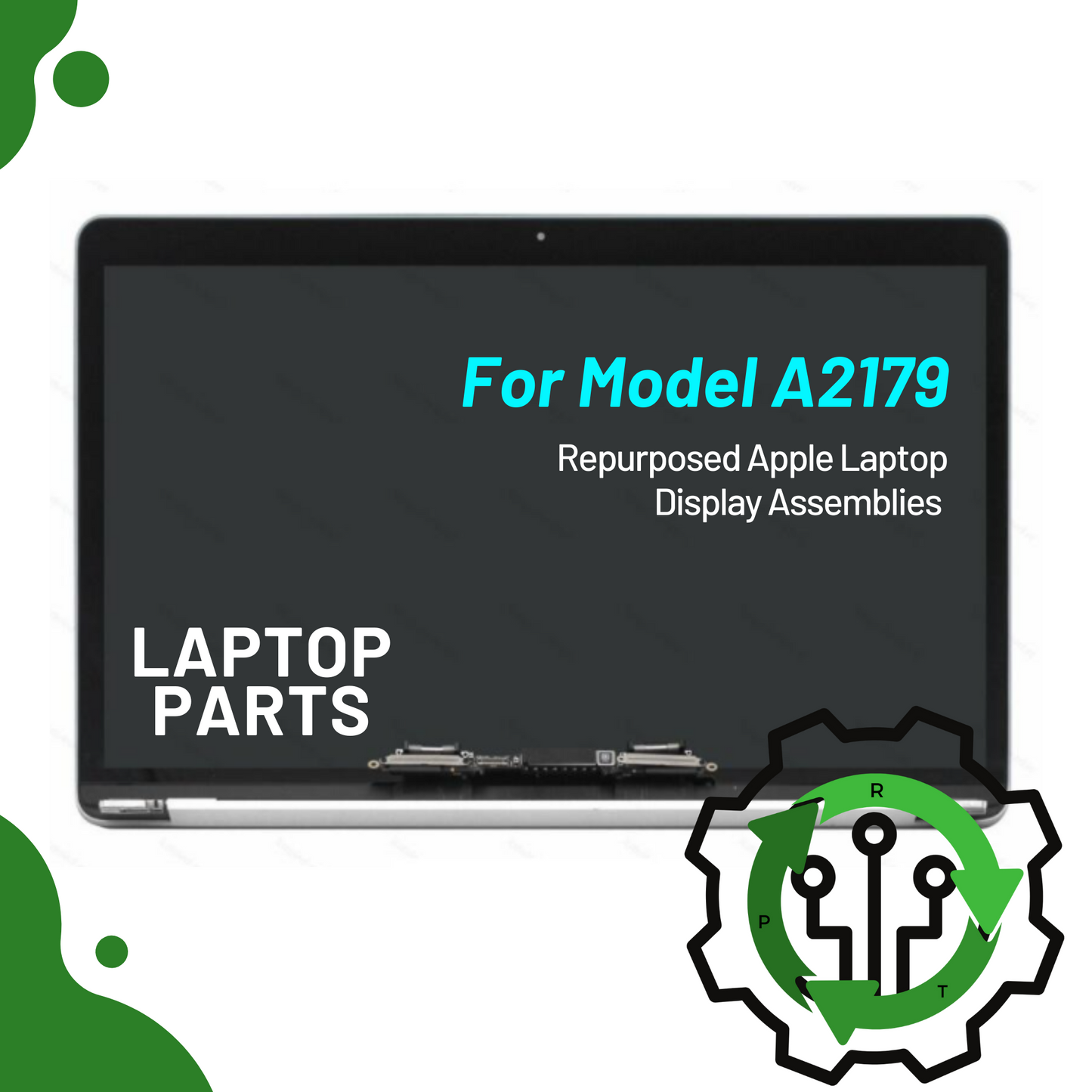 Used Replacement Screen Display Assembly for MacBook Air 13" (2020) A2179 Gray