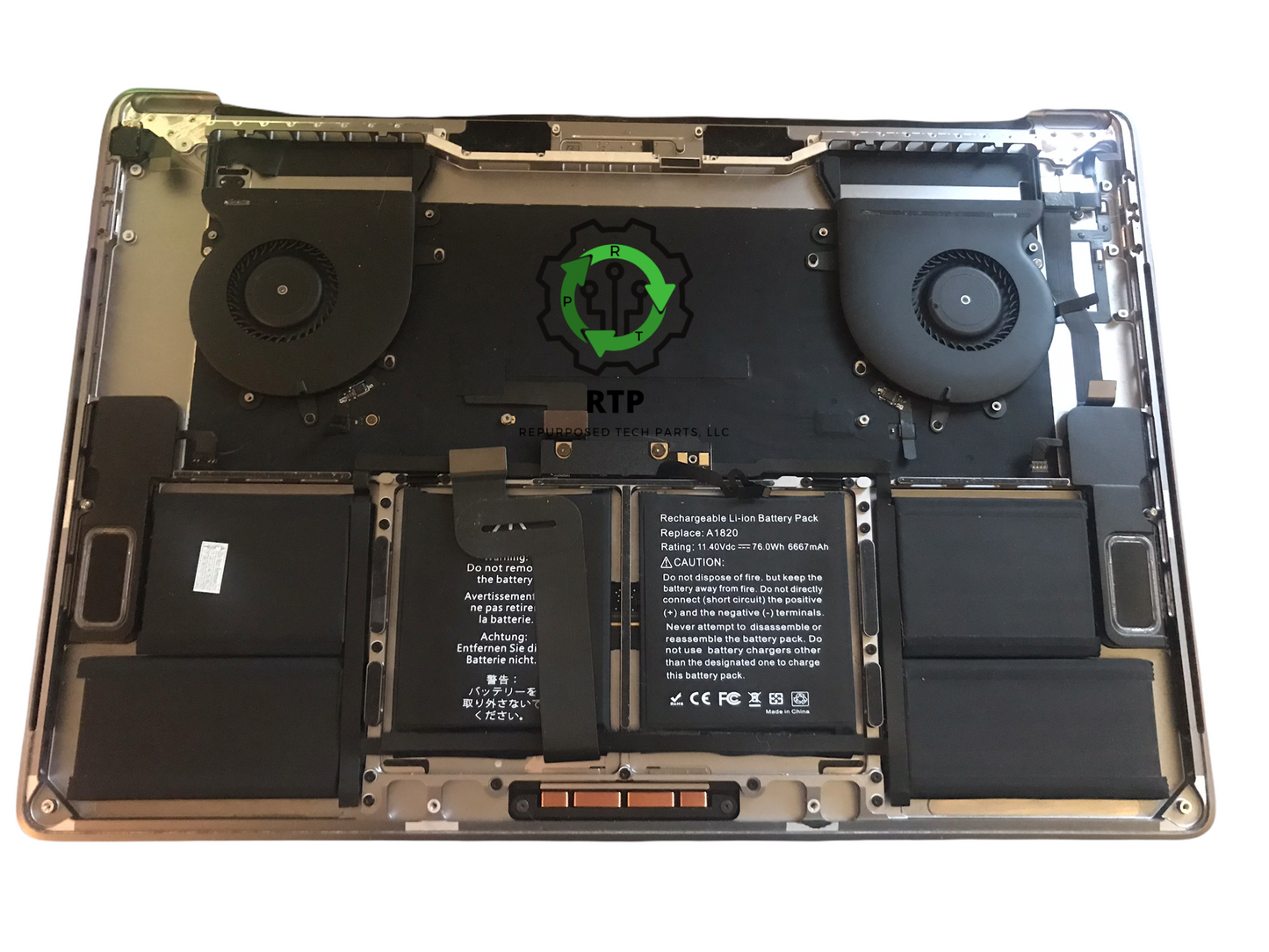 Used Replacement Apple MacBook Pro 2016 A1707 15" Space Gray Top Case w/ Keyboard, Battery, Track Pad +
