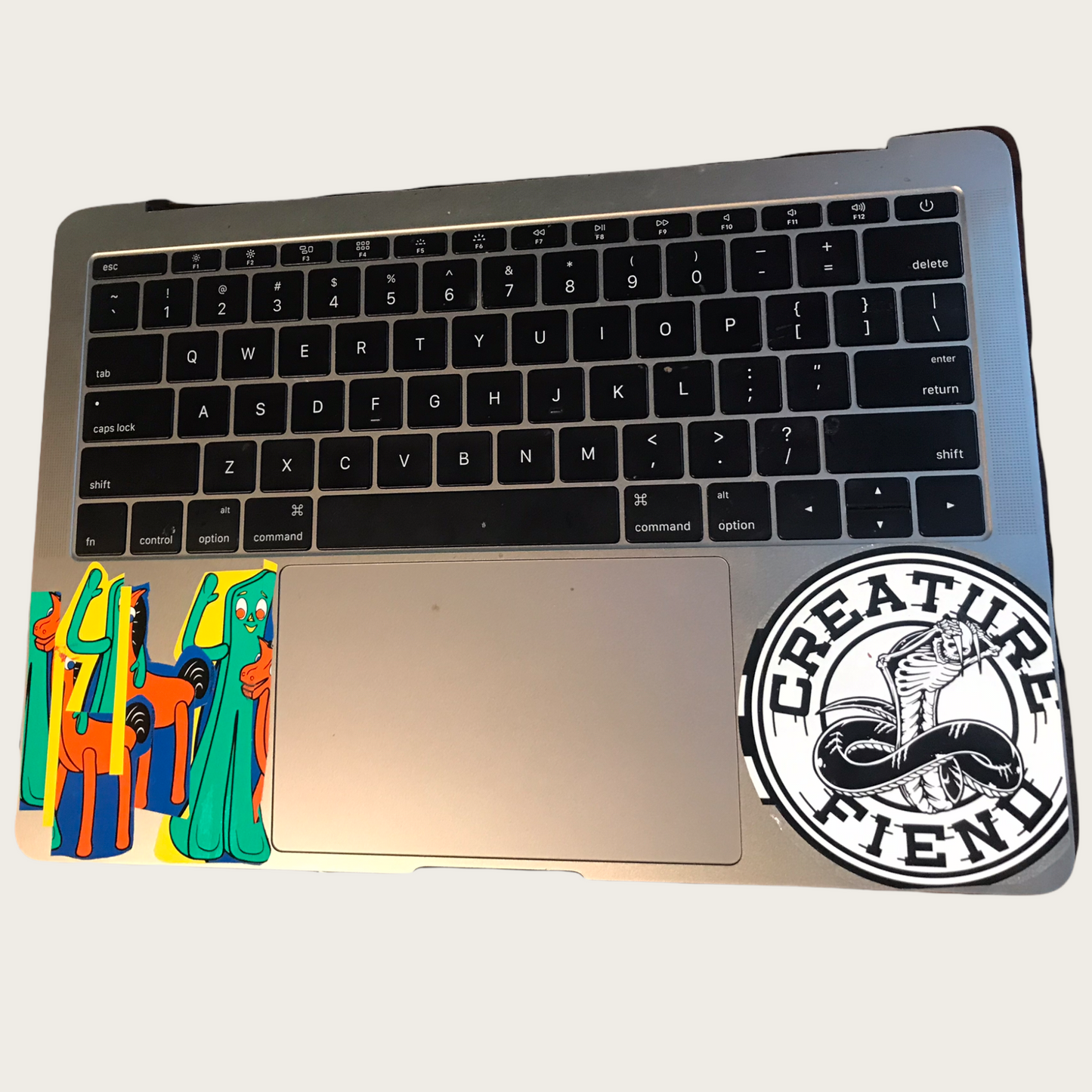 Used Replacement MacBook Pro A1708 Space Gray Top Case W/ Keyboard