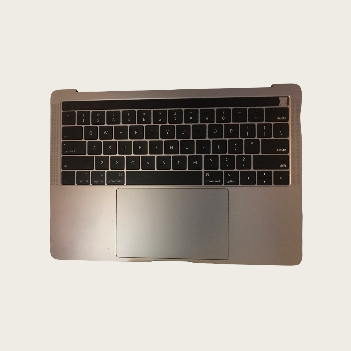 Used Replacement MacBook Pro 13" A2159 Space Gray Top Case W/ Keyboard +