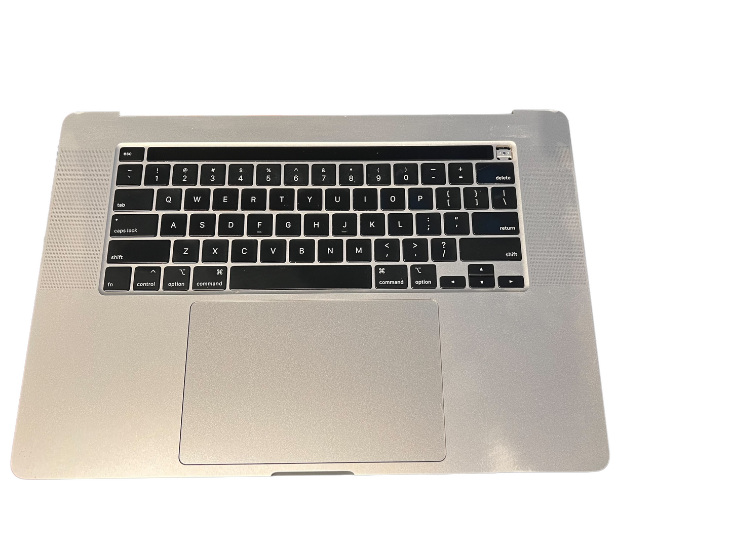 Used Replacement MacBook Pro 16" A2141 Silver Top Case, Keyboard, Track Pad +