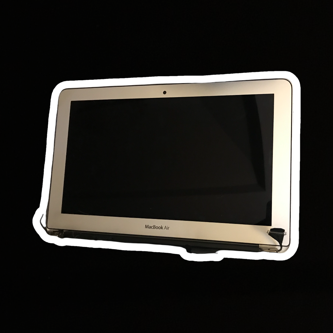 Replacement Used Screen Display Assembly for Apple MacBook Air A1370 2012 11" LCD Full Screen Assembly 661-6069 Silver