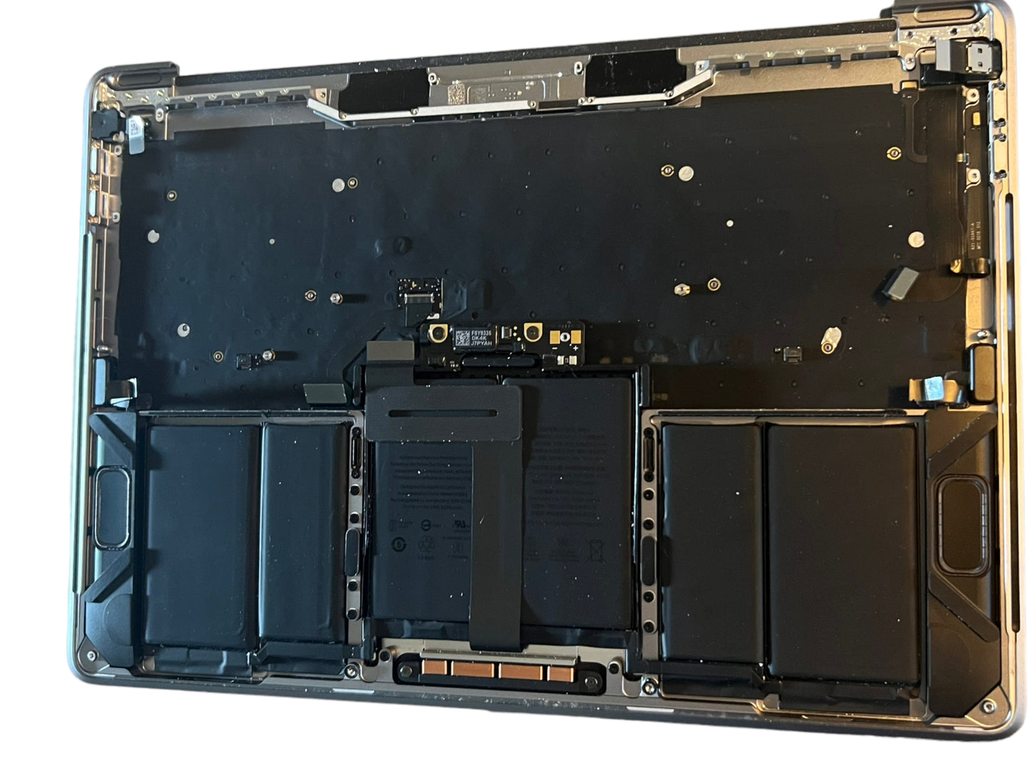 Used Replacement 2019 Gray Apple MacBook Pro A1989 13.3 inch Top Case w/ Keyboard