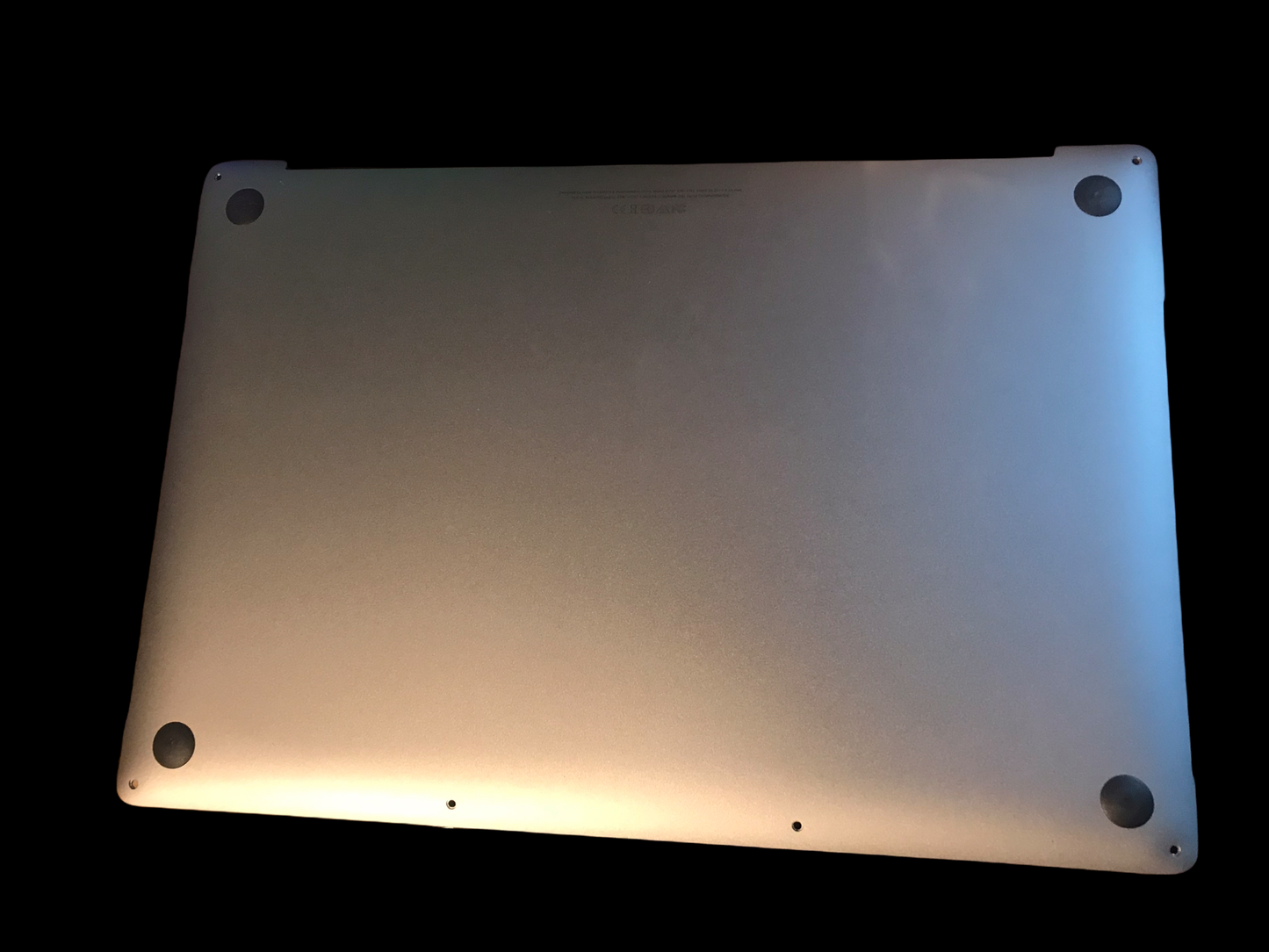 Late 2016 Space Gray Lower Bottom Case Plate - 15" MacBook Pro A1707