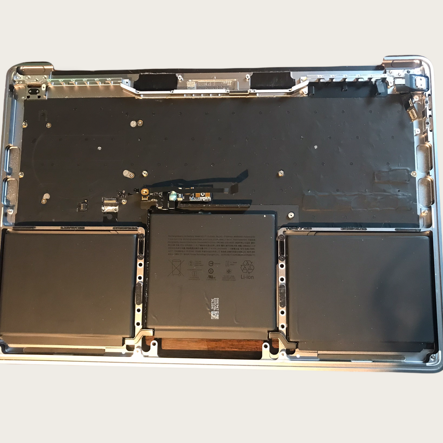 Used Replacement MacBook Pro 13" A2159 Space Gray Top Case W/ Keyboard +