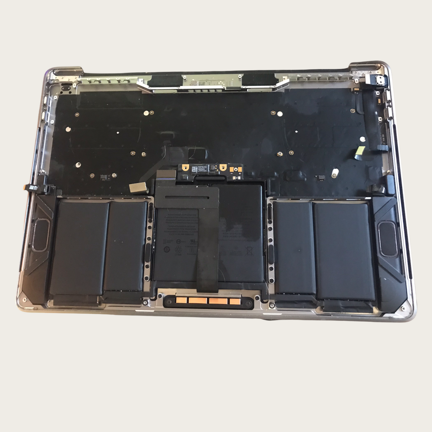 Used Replacement 2019 Gray Apple MacBook Pro A1989 13.3 inch Top Case w/ Keyboard+