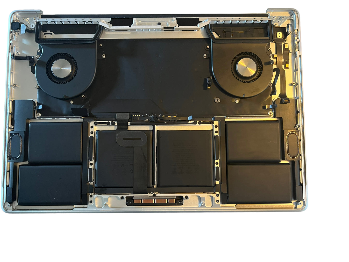 Used Replacement MacBook Pro 16" A2141 Silver Top Case, Keyboard+