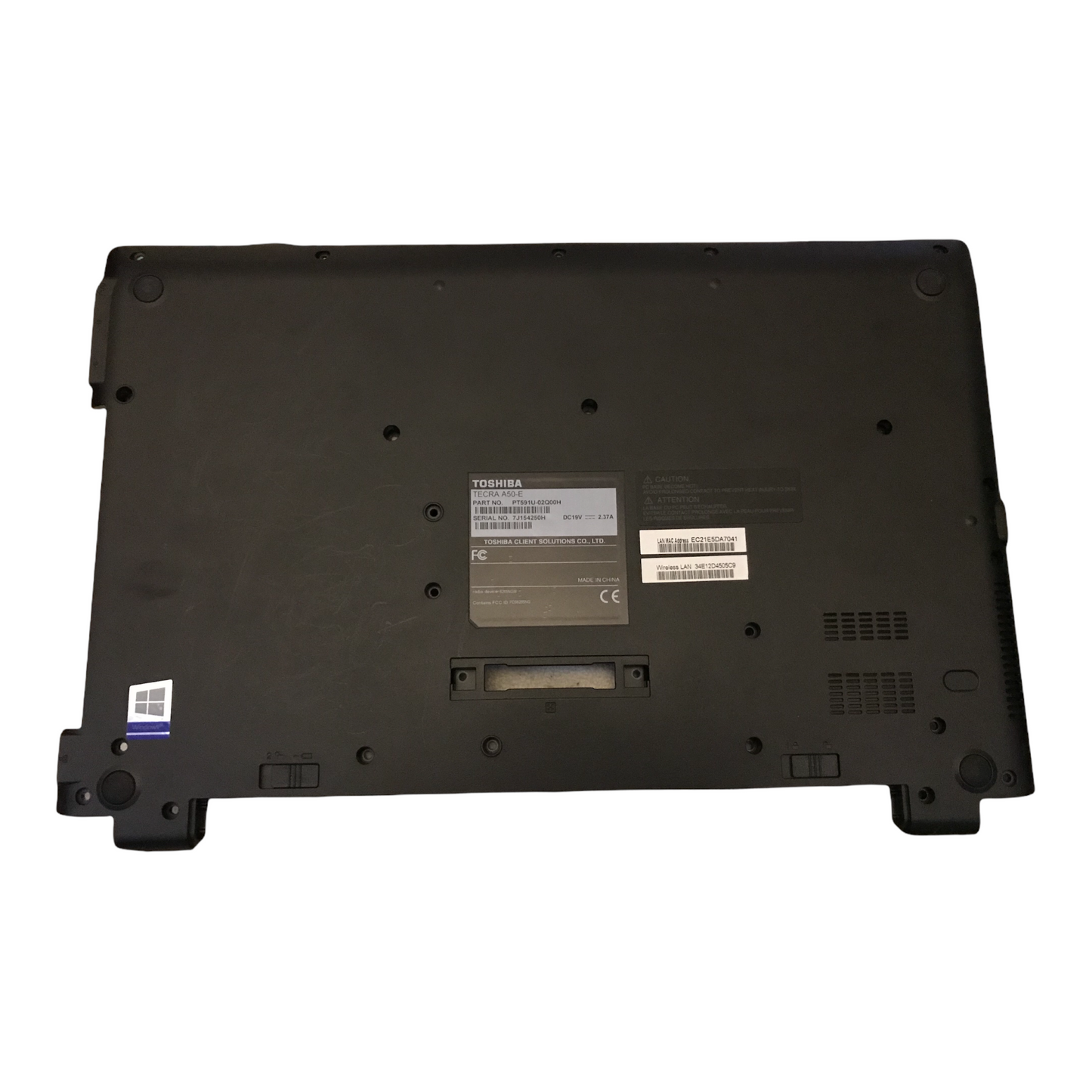 Used Dynabook Toshiba Tecra A50-e Bottom Case Plate