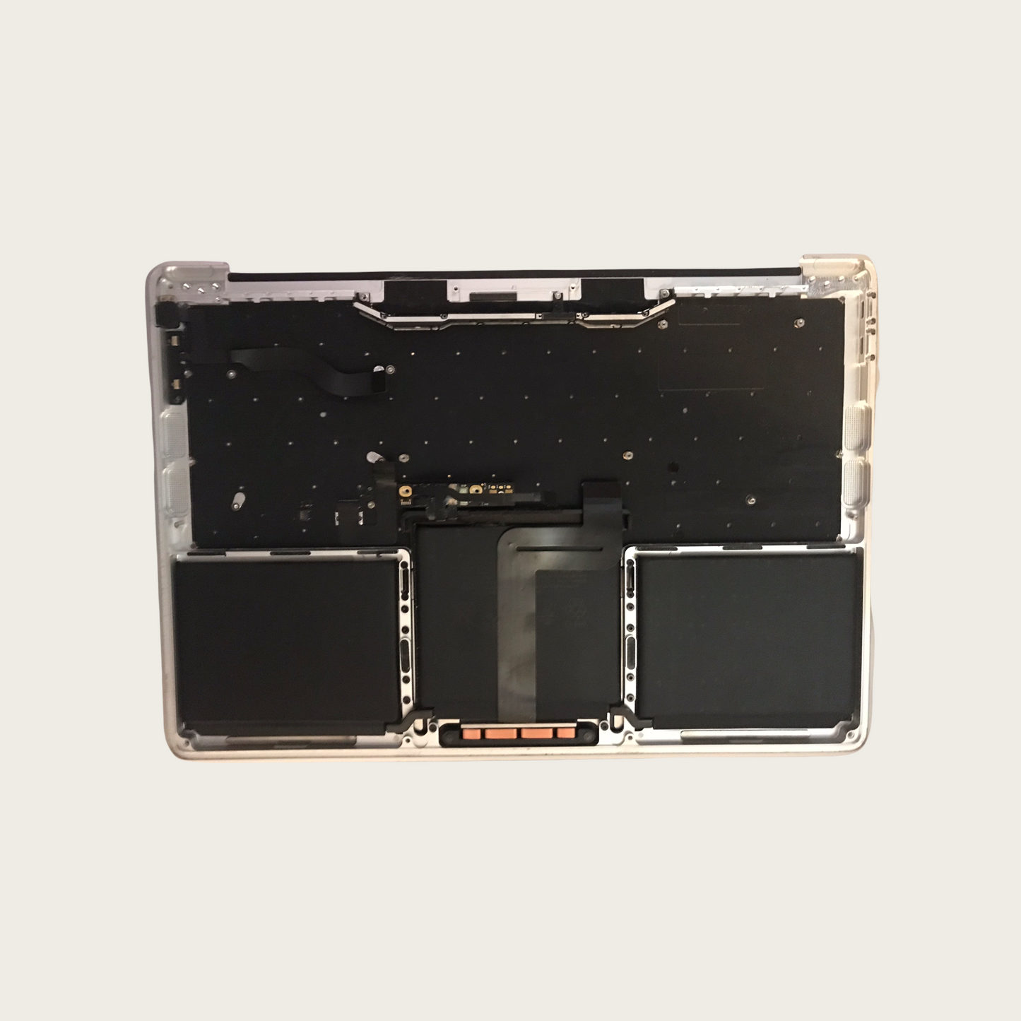 Used Replacement For Late 2016 /Mid 2017 Silver MacBook Pro 13" A1708 Retina Top Case w/ Keyboard, Battery +