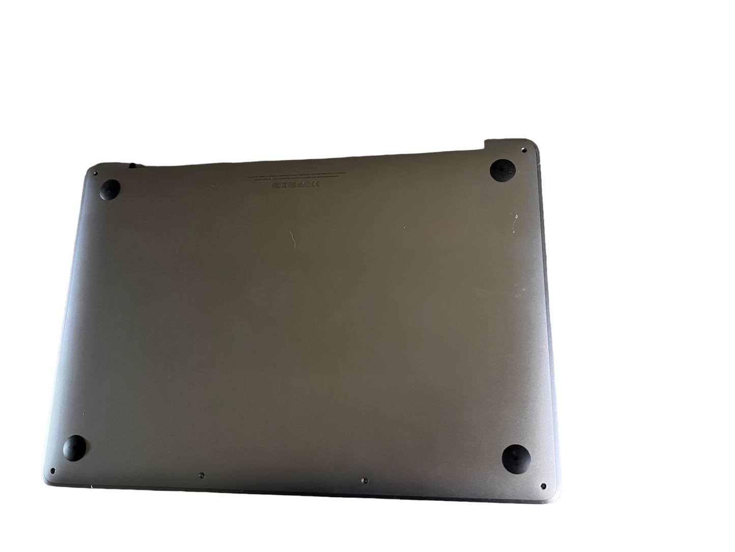 Used Replacement For Late 2016 /mid 2017 Space Gray MacBook Pro 13" A1708 Retina Top Case w/ Keyboard, Bottom Body & Logic Board