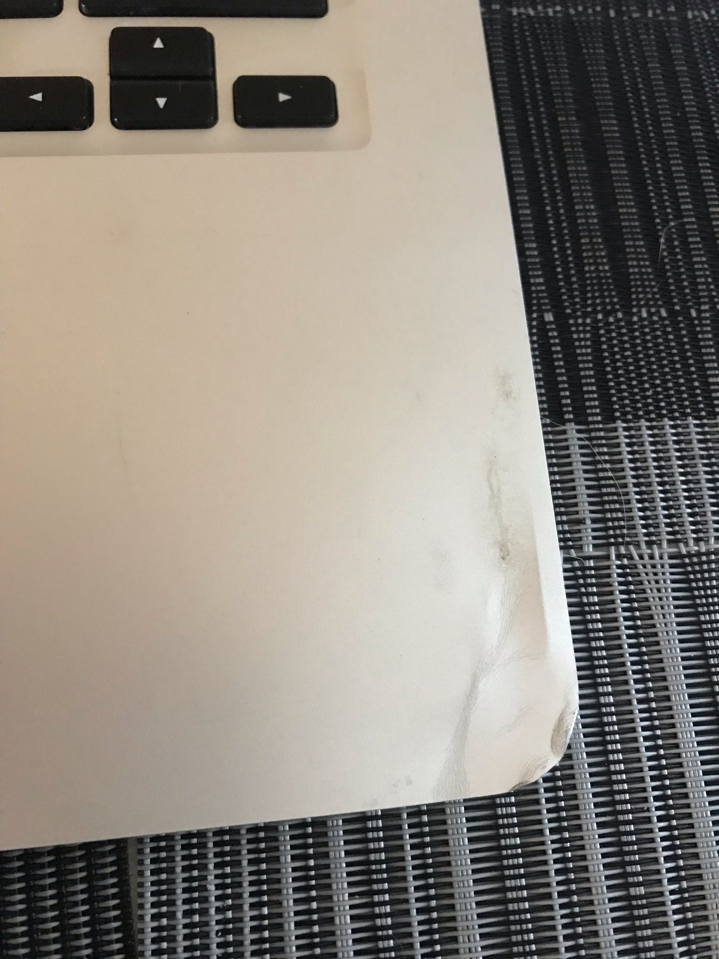Used Replacement Apple MacBook Air 13.3" Silver Top Case w/ Keyboard A1466