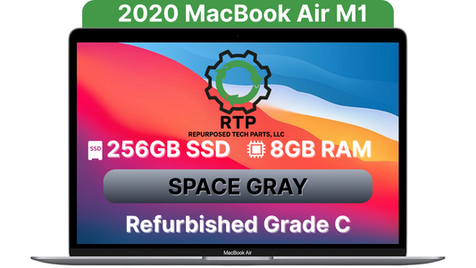 M1 Apple MacBook Air (2020) 8GB RAM, 256GB, Space Gray (Used-Good, "C" Grade)
