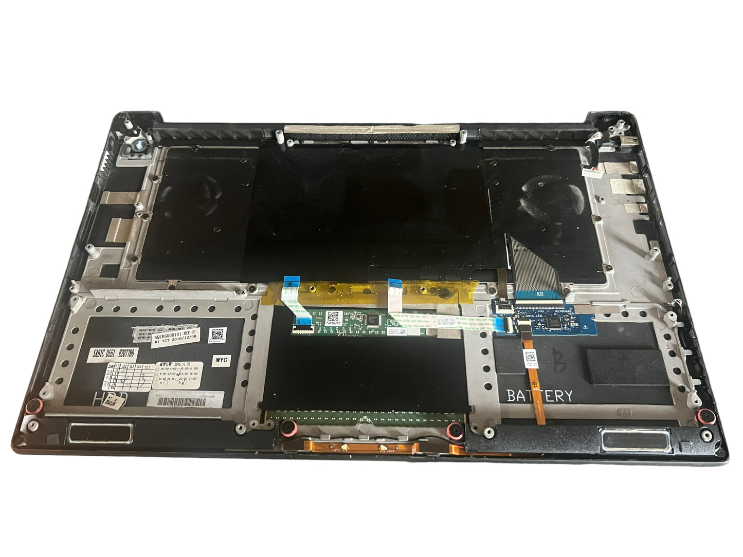 Used Laptop Replacement Parts: Dell XPS 15 9550 Palmrest