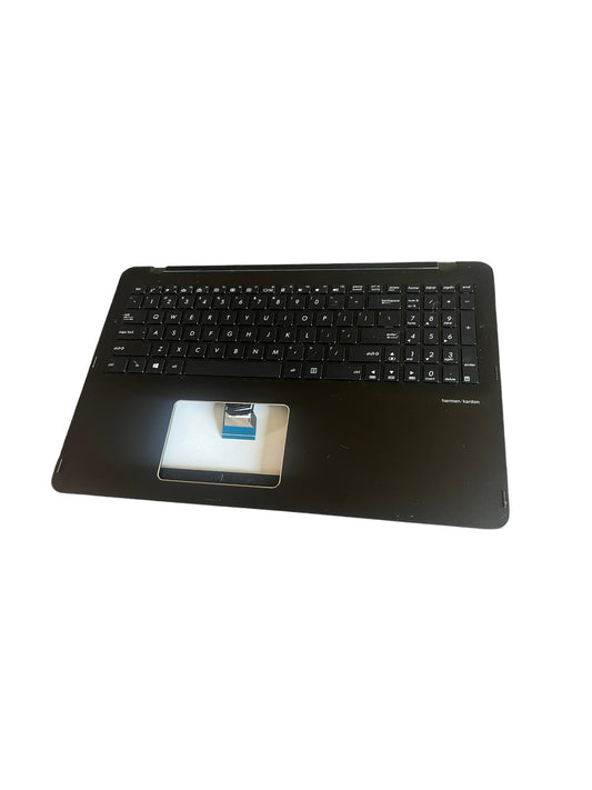 Used Replacement Asus Q534U Palm Rest With Keyboard