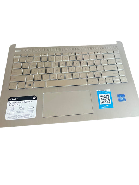 Used Replacement HP 14-DQ0003DX Palmrest Assembly