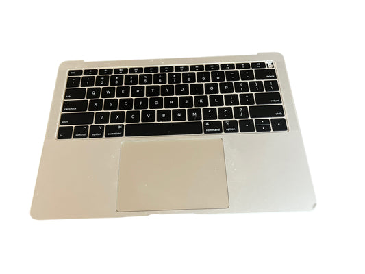Used Replacement MacBook Air 13" (Late 2018-Mid 2019) Top Case with Keyboard A1932 Silver