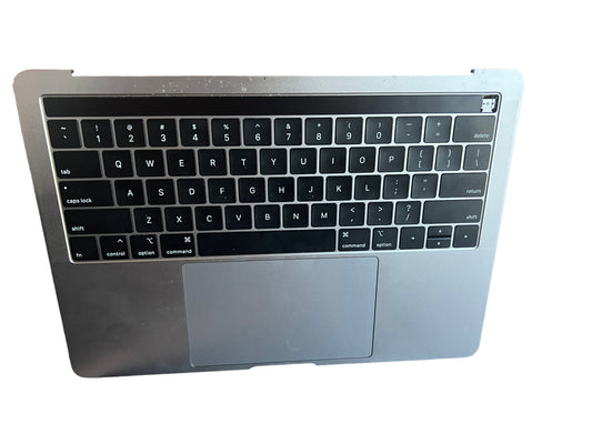 Used Replacement MacBook Pro 13" A2159 Space Gray Top Case W/ Keyboard +