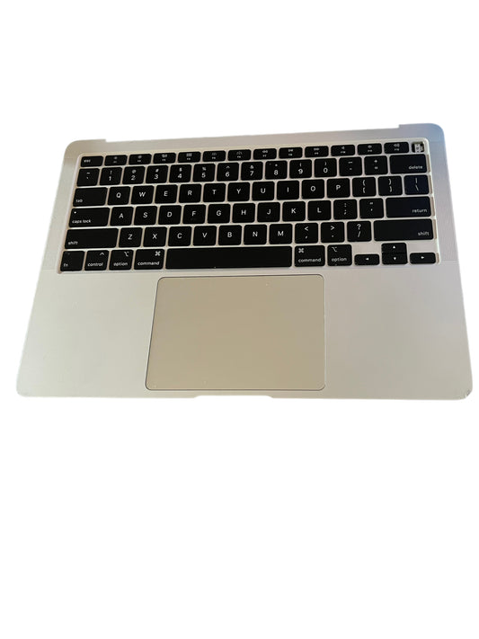 Used Replacement MacBook Air A2179 13" 2020 Silver Top Case w/ Keyboard+