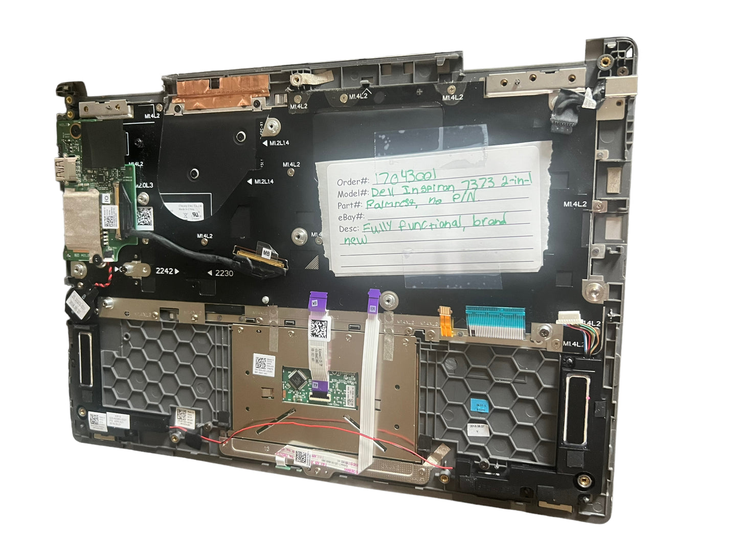 Used Laptop Replacement Parts: Dell Inspiron 7373 2-in-1 Palmrest