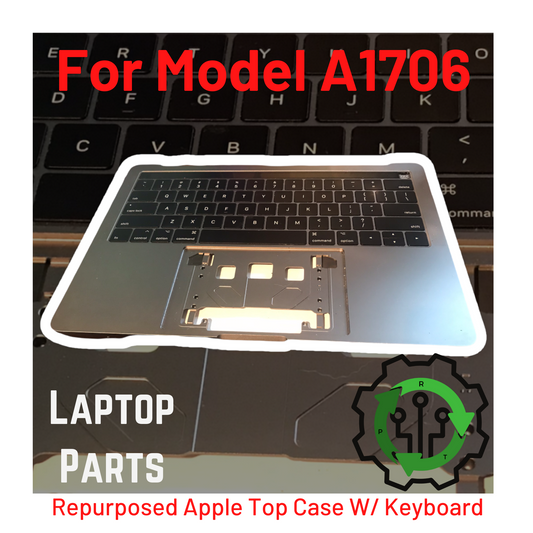 Used Replacement 2017 MacBook Pro A1706  Gray Top Case W/ Keyboard