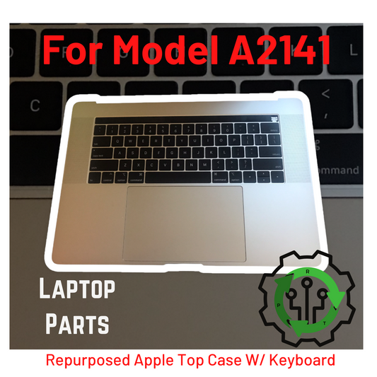 Used Replacement MacBook Pro 16 A2141 Silver Top Case, Keyboard, Battery +