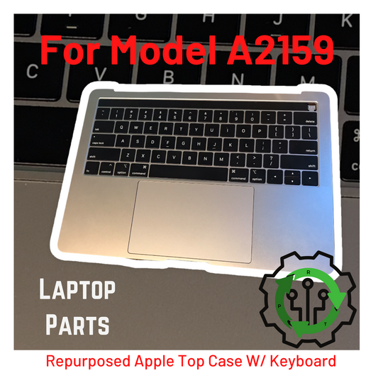 Used Replacement MacBook Pro 13" A2159 Space Gray Top Case W/ Keyboard +