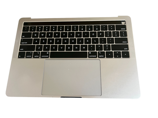 Used Replacement 2019 Gray Apple MacBook Pro A1989 13.3 inch Top Case w/ Keyboard+