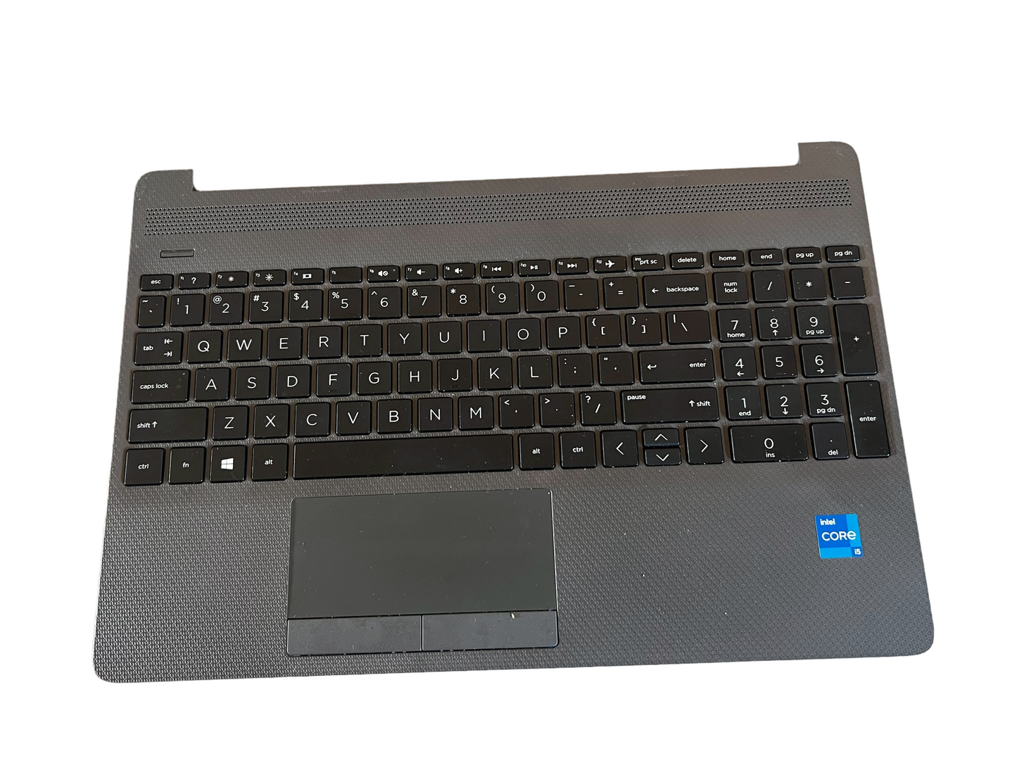 Used Replacement HP 250 G8 Palm Rest With Keyboard and Trackpad