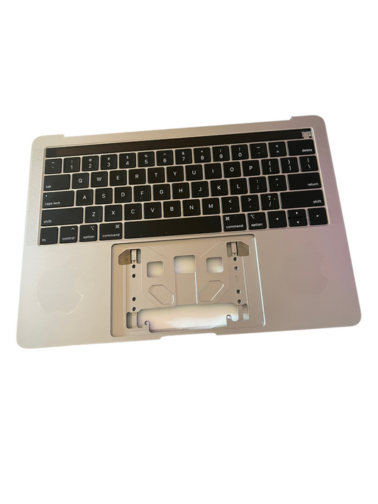 Used Replacement 2019 Gray Apple MacBook Pro A1989 13.3 inch Top Case w/ Keyboard