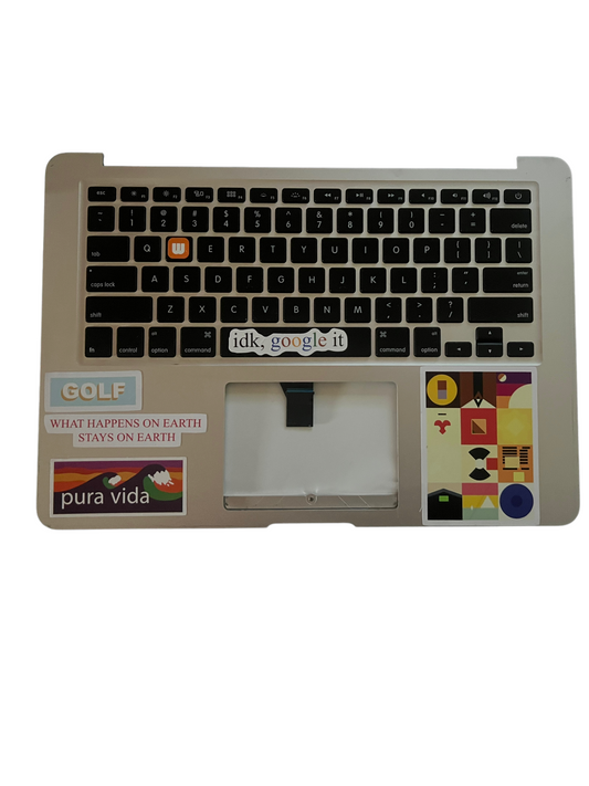 Used Replacement Apple MacBook Air 13.3" Silver Top Case w/ Keyboard A1466