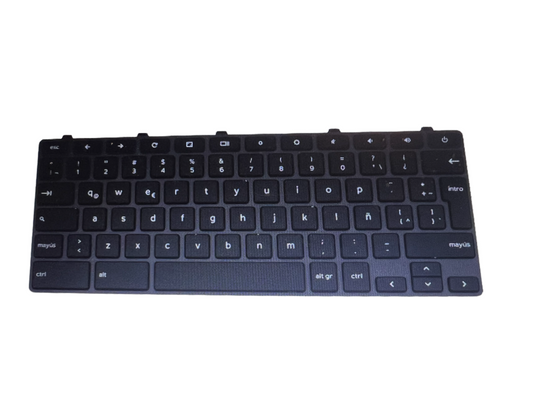 Replacement Parts: Spanish - Dell OEM Chromebook 3400 / 3100 / 5190 Laptop Keyboard - 7DRN1