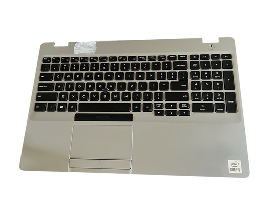 Used Dell Latitude 5510 Palmrest assembly with PT and bad MOBO