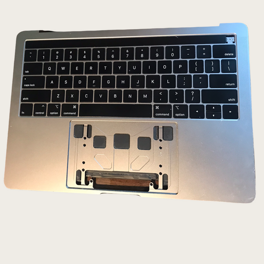 Used Replacement MacBook Pro 13" A2159 Space Gray Top Case W/ Keyboard +