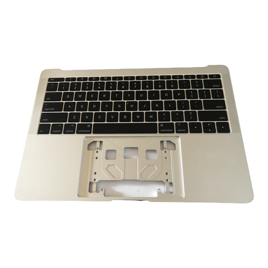 Used Replacement Space Gray MacBook Pro 13" A1708 Retina Silver Top Case w/ Keyboard
