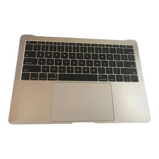 Used Replacement For MacBook Pro 13" A1708 Retina Top Case w/ Keyboard, Battery + Space Gray