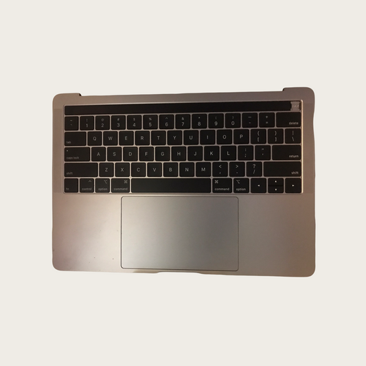 Used Replacement MacBook Pro 13" A2159 Space Gray Top Case W/ Keyboard +