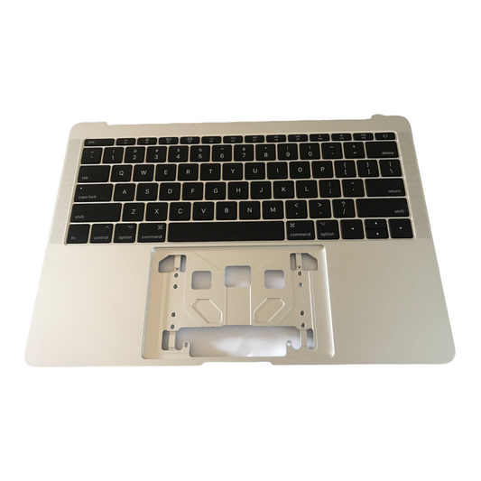 Used Replacement Space Gray MacBook Pro 13" A1708 Retina Silver Top Case w/ Keyboard