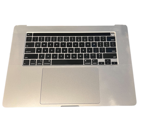 Used Replacement MacBook Pro 16" A2141 Silver Top Case, Keyboard, Track Pad +