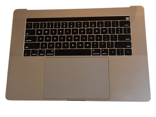 Used Replacement Apple MacBook Pro 2016 A1707 15" Space Gray Top Case w/ Keyboard, Battery, Track Pad