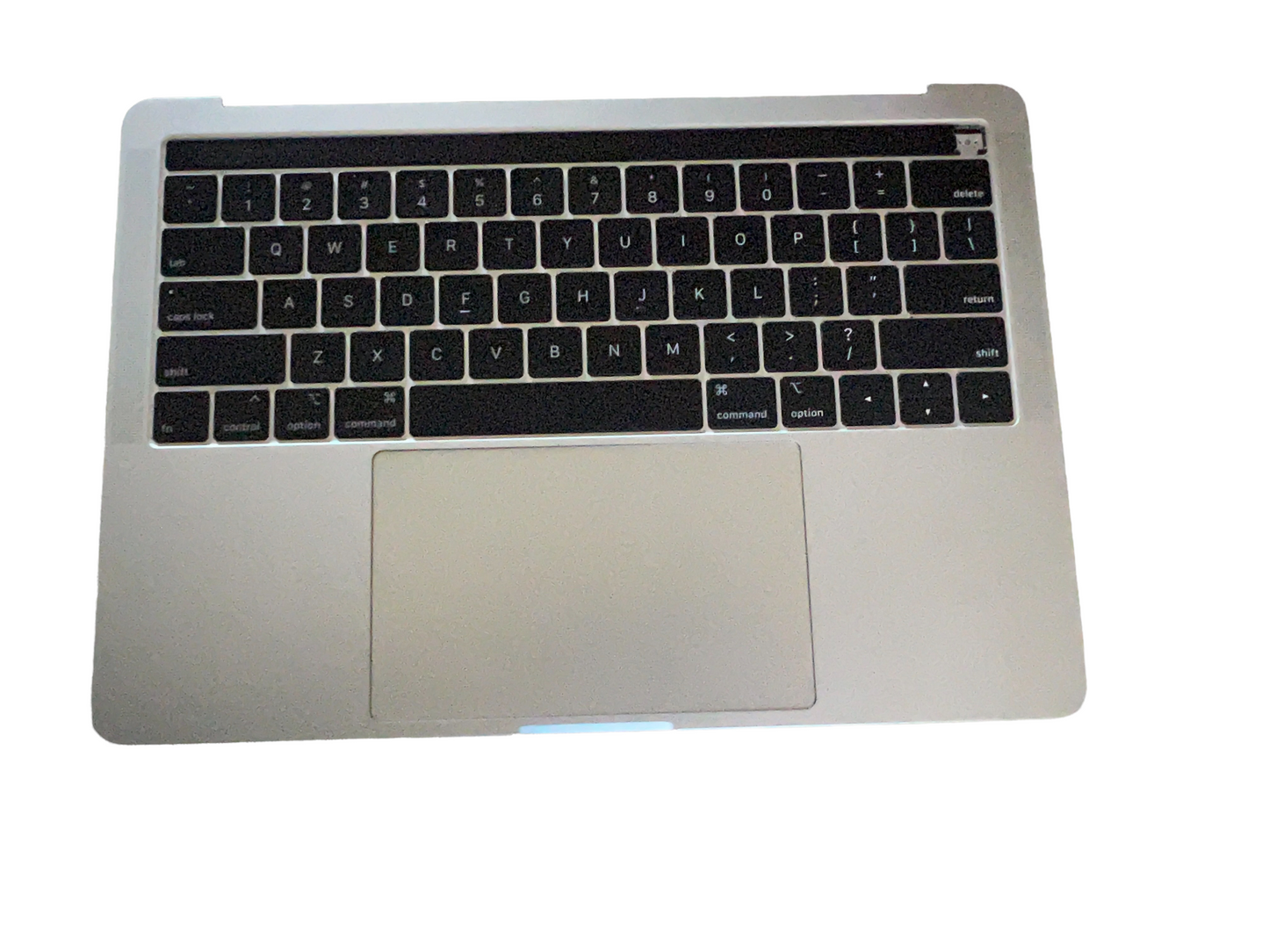 Used Replacement MacBook Pro 13" A2159 Silver Top Case W/ Keyboard +