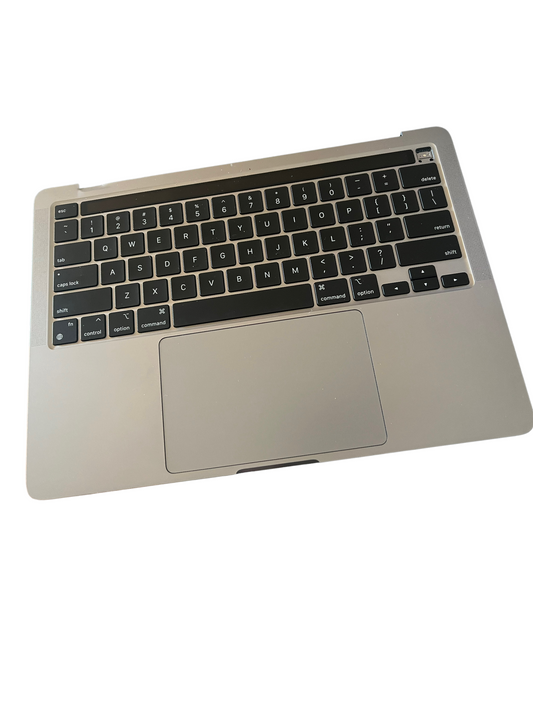 Used Replacement Apple MacBook Pro 13" A2338 Space Gray Top Case / Keyboard+