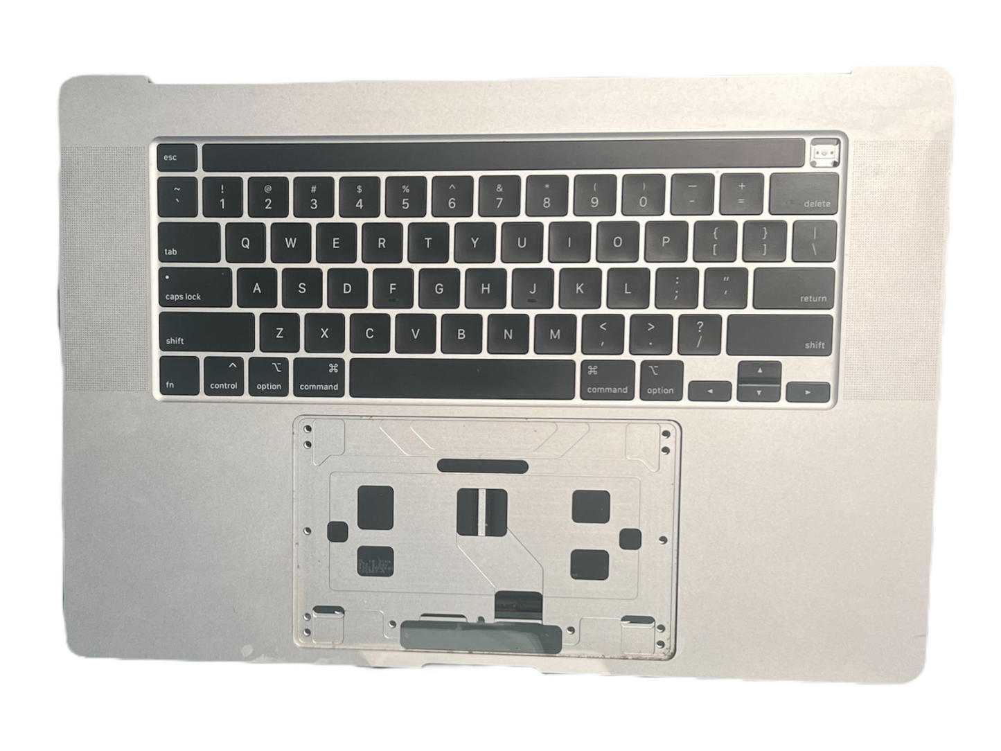 Used Replacement MacBook Pro 16" A2141 Silver Top Case, Keyboard+