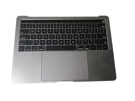 Used Replacement 2019 Gray Apple MacBook Pro A1989 13.3 inch Top Case w/ Keyboard+