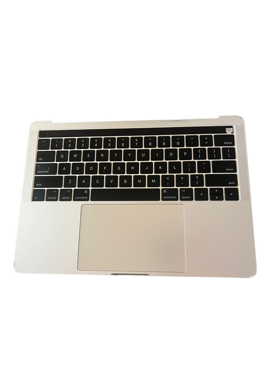Used Replacement For Topcase +Keyboard+Battery+Trackpad Silver for MacBook Pro Retina 13" A1706 2016 2017