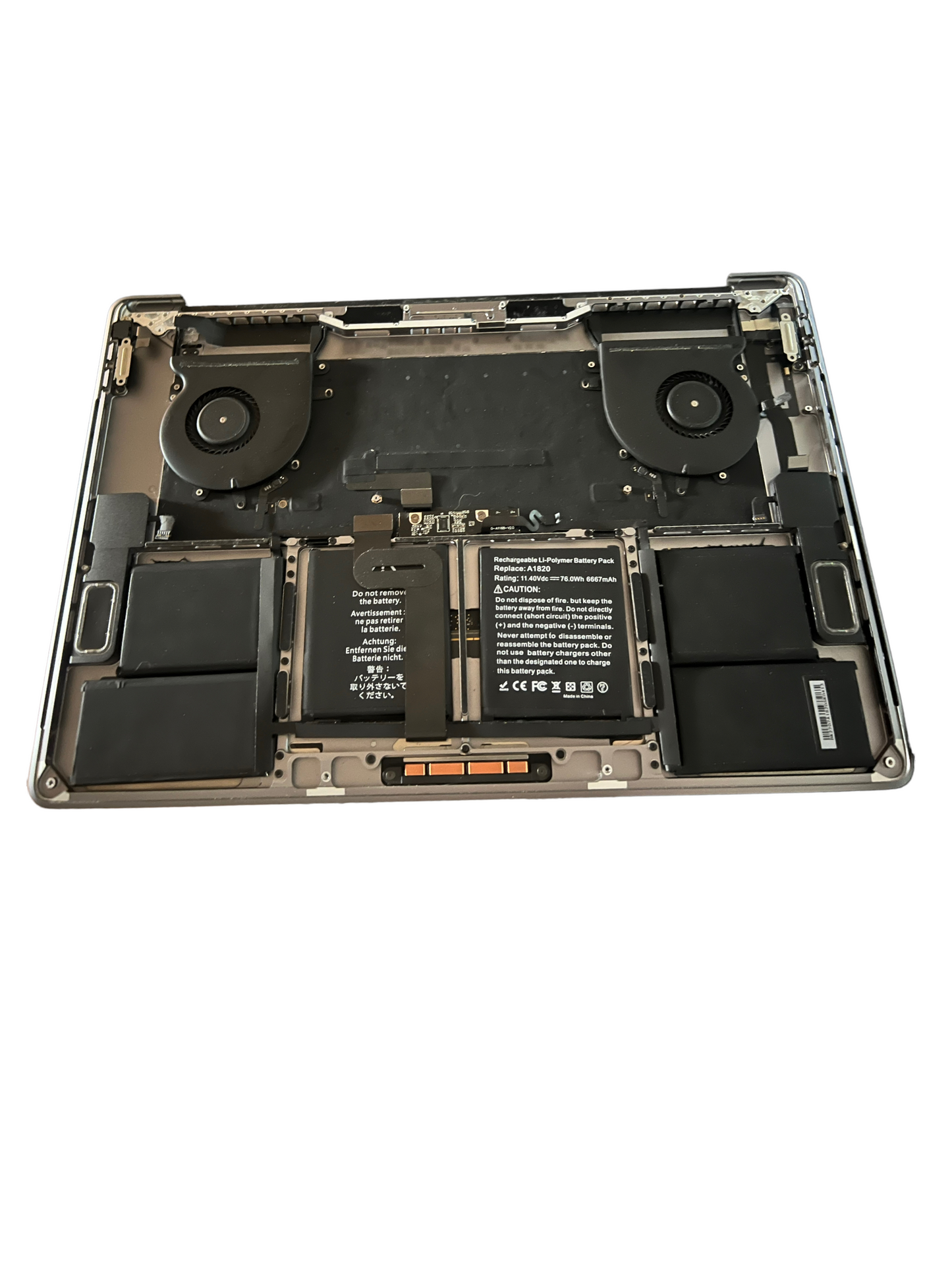 Used Replacement Apple MacBook Pro 2016 A1707 15" Space Gray Top Case w/ Keyboard, Battery, Track Pad +