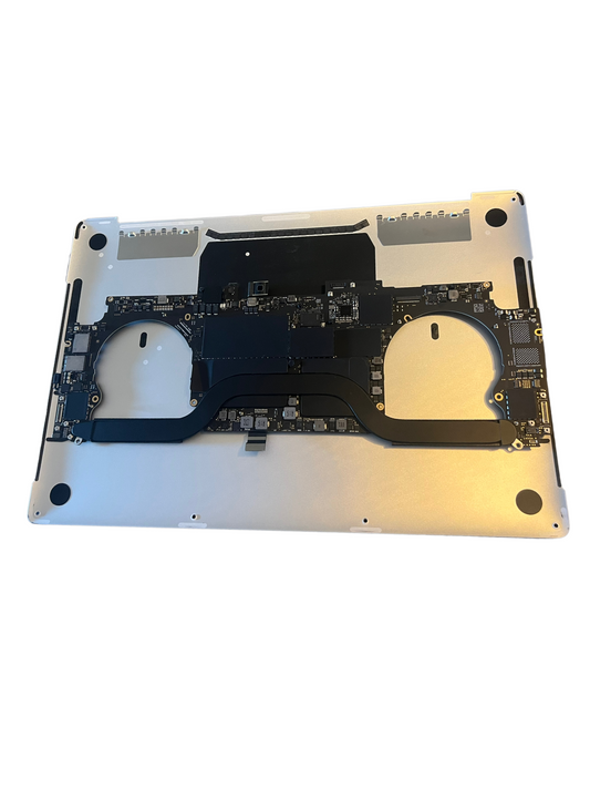 Used Replacement Part: 16" MacBook Pro Silver A2141 Logic Board with Bottom Case